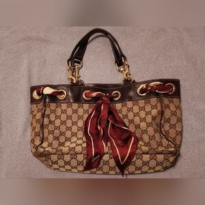 COPY - AUTHENTIC GUCCI MONOGRAM POSITANO TOTE